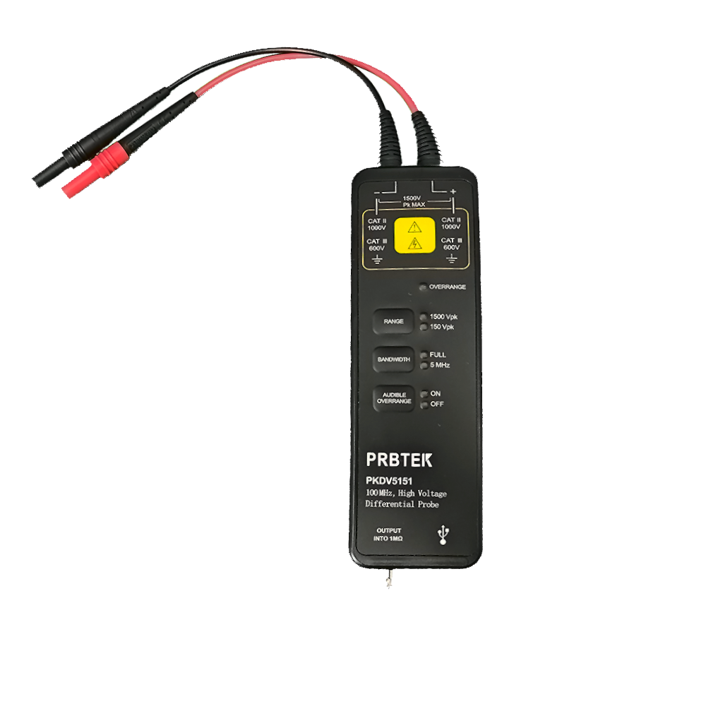 普科差分探頭PKDV5151助力客戶完成高低壓電機驅動波形測量